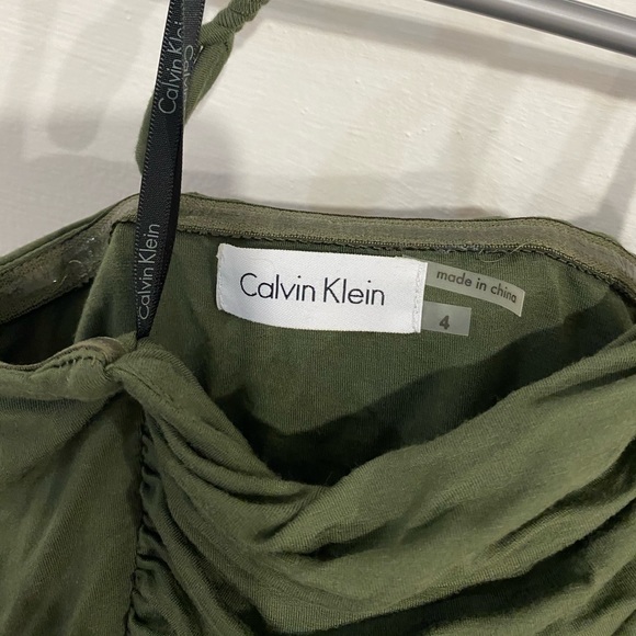 Calvin Klein Dark green dress - Picture 3 of 3